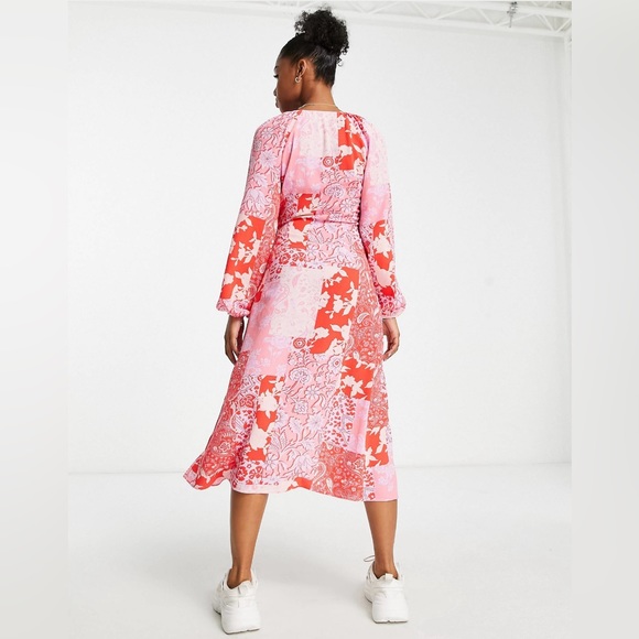 ASOS midi wrap dress - Picture 2 of 3